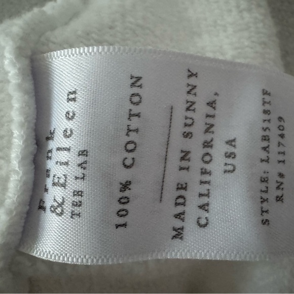 Frank and Eileen Effie capelet lab pullover. Size small. White - Picture 12 of 12